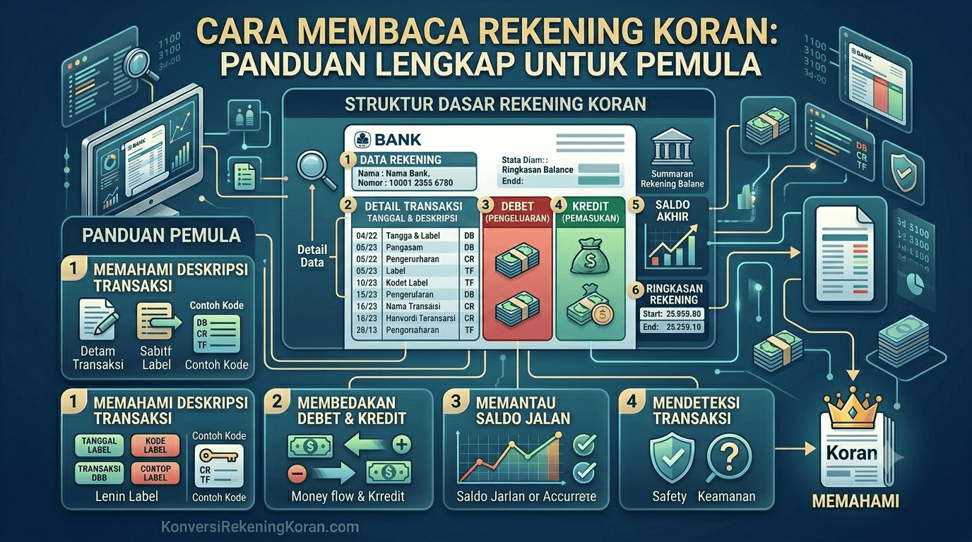 Cara Membaca Rekening Koran: Panduan Lengkap untuk Pemula