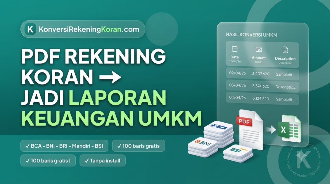 Rekening Koran untuk Laporan Keuangan UMKM: Panduan Praktis